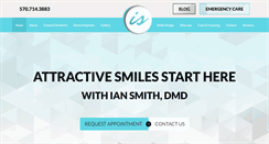 Desktop Screenshot of iansmithdental.com
