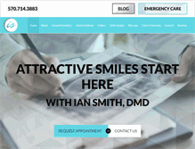 Tablet Screenshot of iansmithdental.com